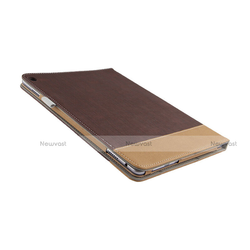 Leather Case Stands Flip Cover L02 for Huawei MediaPad M3 Lite 10.1 BAH-W09 Brown