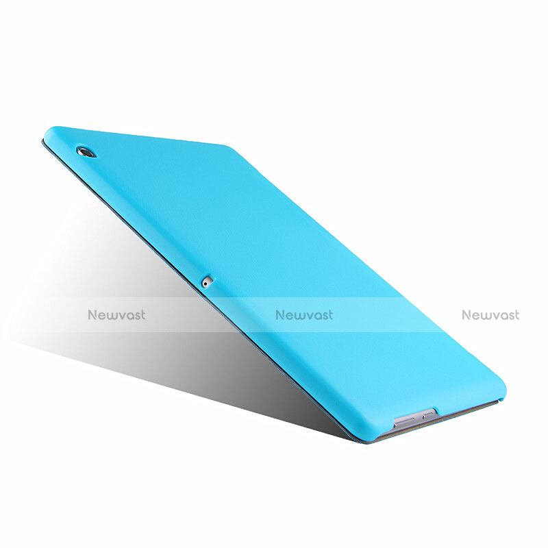 Leather Case Stands Flip Cover L02 for Huawei MediaPad T3 10 AGS-L09 AGS-W09 Sky Blue