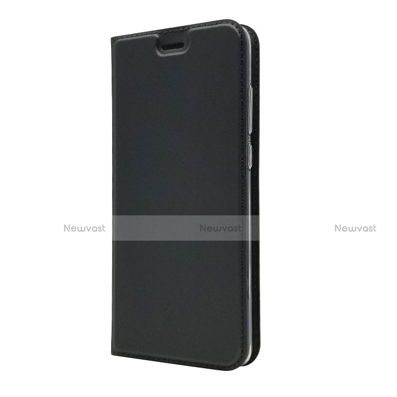 Leather Case Stands Flip Cover L02 for Huawei P30 Black