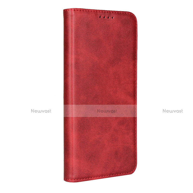 Leather Case Stands Flip Cover L02 for Huawei P30 Pro New Edition Red Wine