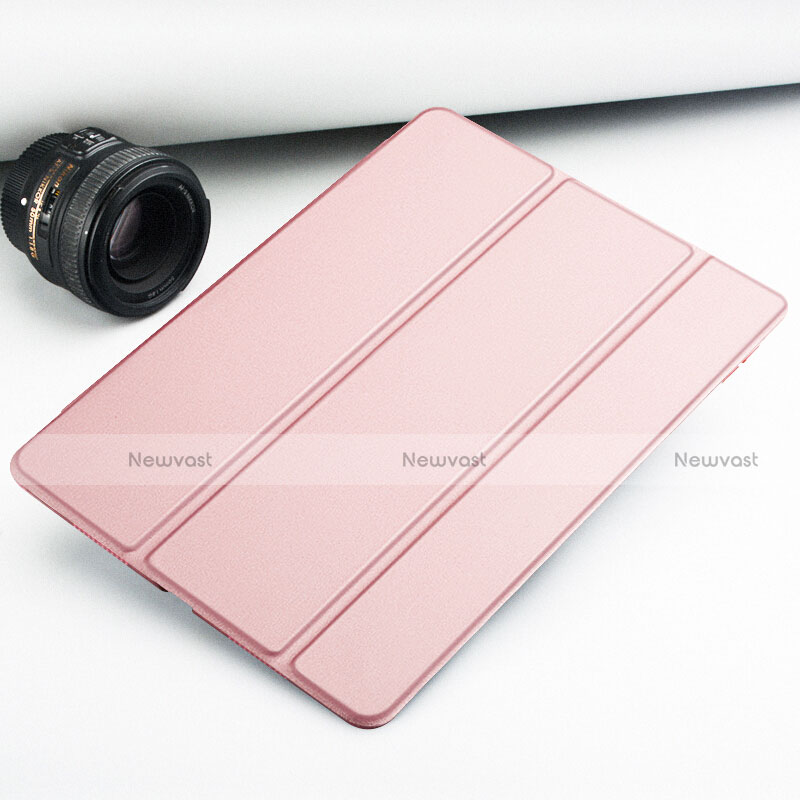 Leather Case Stands Flip Cover L02 for Xiaomi Mi Pad 2 Rose Gold