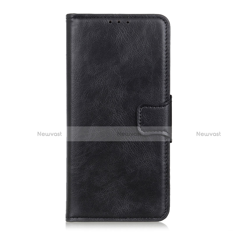 Leather Case Stands Flip Cover L02 Holder for Apple iPhone 12 Pro Max Black