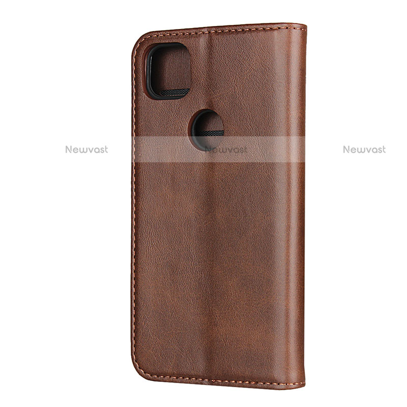 Leather Case Stands Flip Cover L02 Holder for Google Pixel 4a