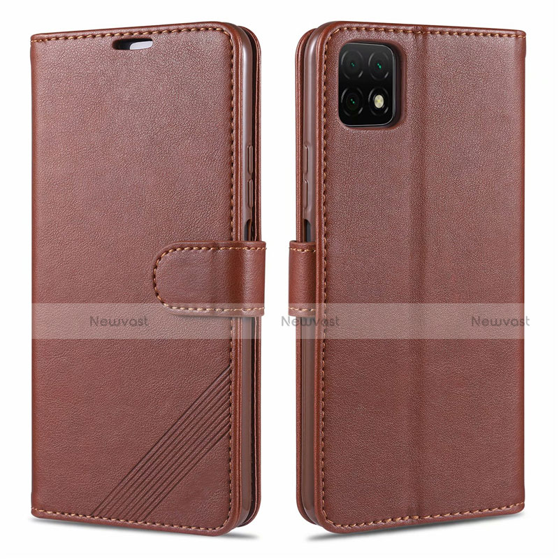 Leather Case Stands Flip Cover L02 Holder for Huawei Enjoy 20 5G