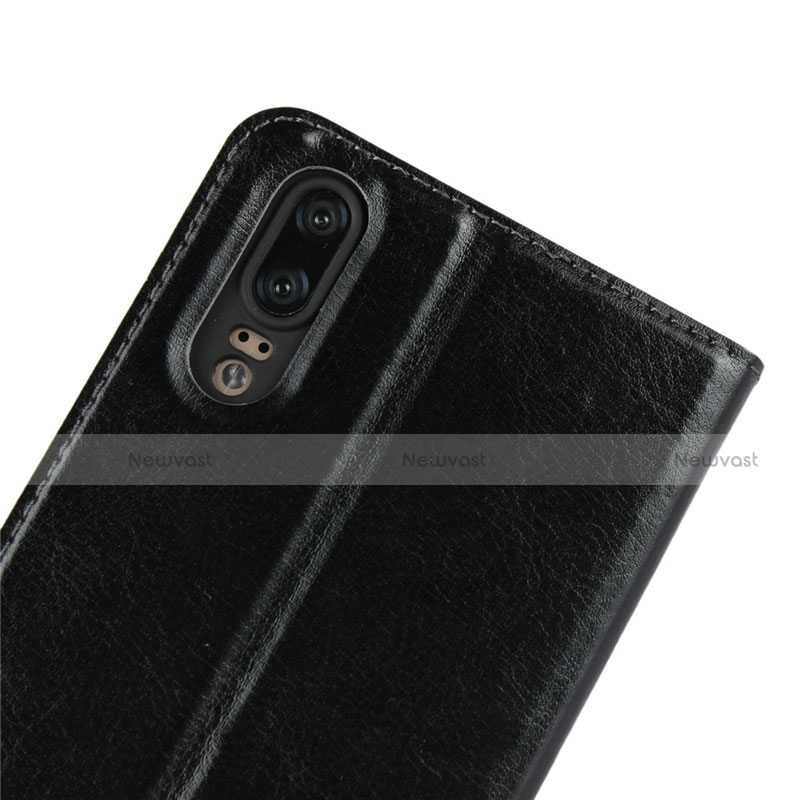 Leather Case Stands Flip Cover L02 Holder for Huawei P20