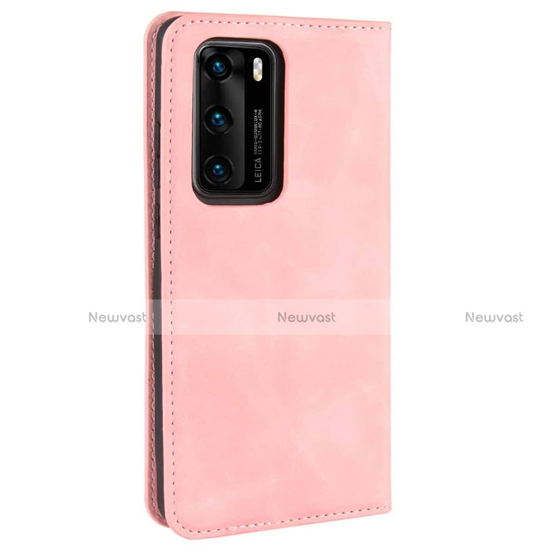 Leather Case Stands Flip Cover L02 Holder for Huawei P40