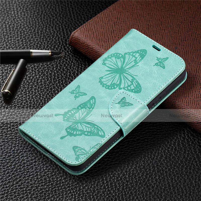 Leather Case Stands Flip Cover L02 Holder for Nokia 3.4 Matcha Green