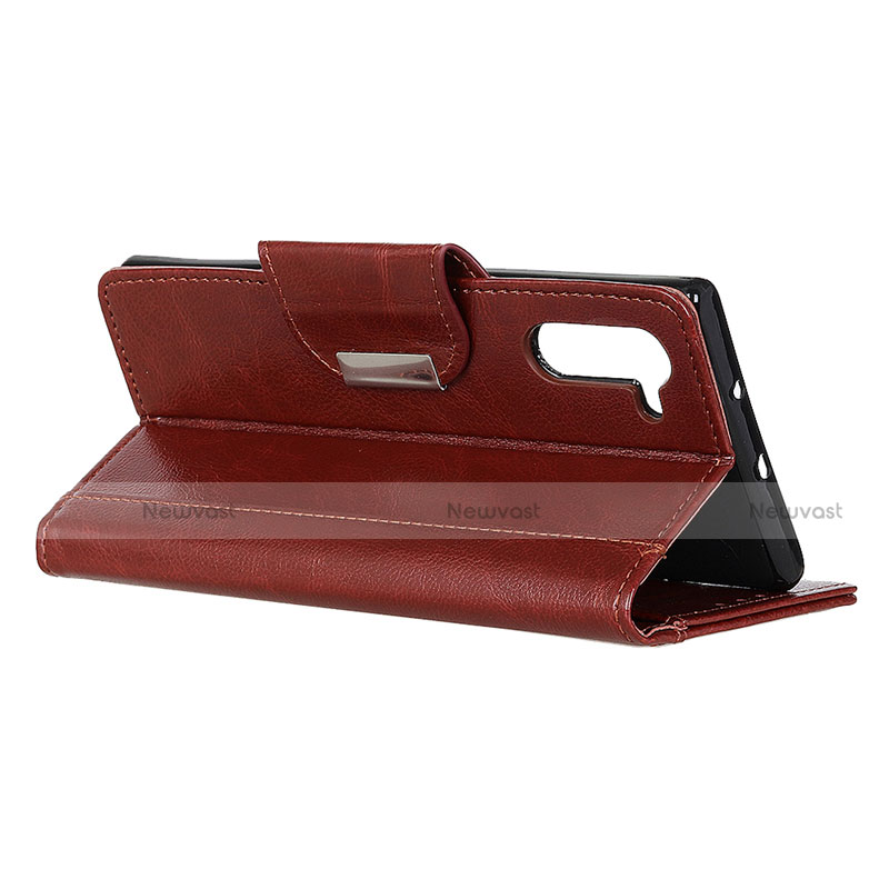 Leather Case Stands Flip Cover L02 Holder for OnePlus Nord