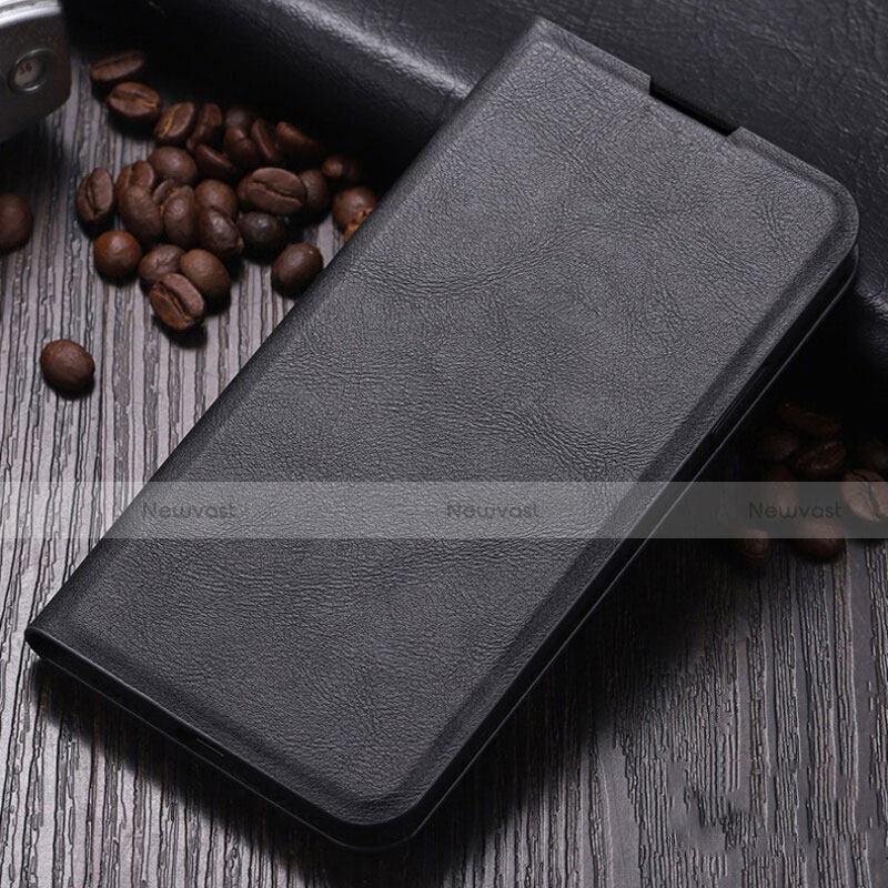 Leather Case Stands Flip Cover L02 Holder for Oppo A11X Black