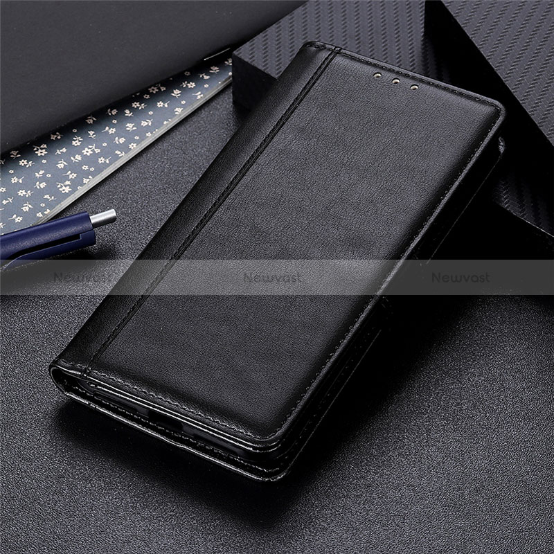 Leather Case Stands Flip Cover L02 Holder for Oppo A35 Black