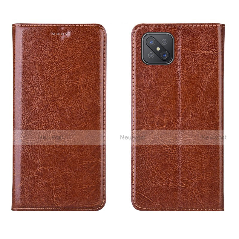 Leather Case Stands Flip Cover L02 Holder for Oppo A92s 5G