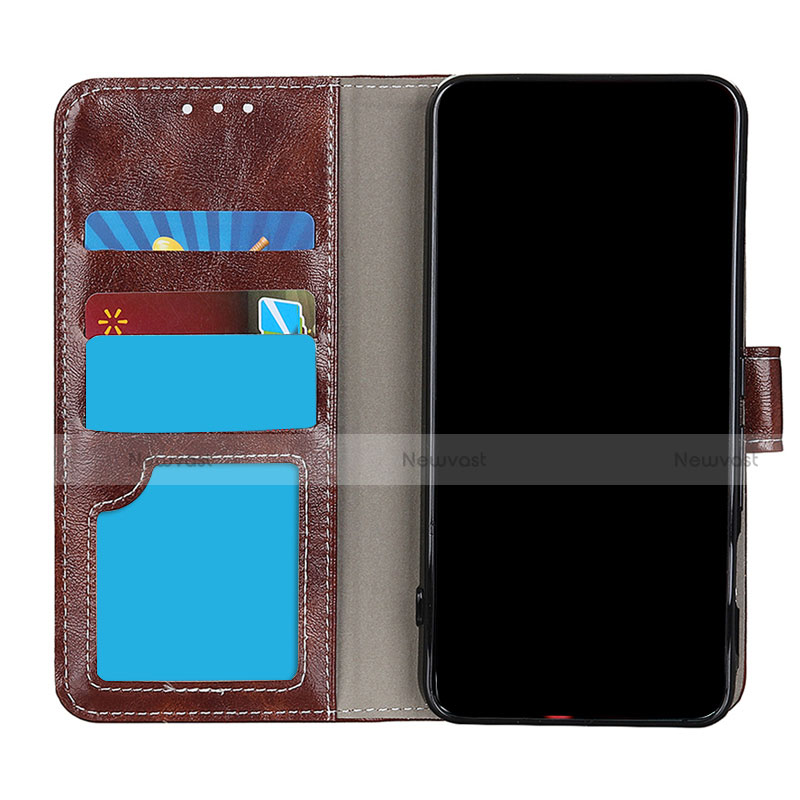 Leather Case Stands Flip Cover L02 Holder for Oppo F17 Pro