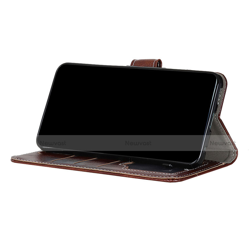 Leather Case Stands Flip Cover L02 Holder for Oppo Reno4 Lite