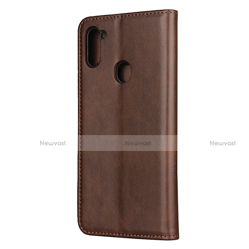 Leather Case Stands Flip Cover L02 Holder for Samsung Galaxy A11