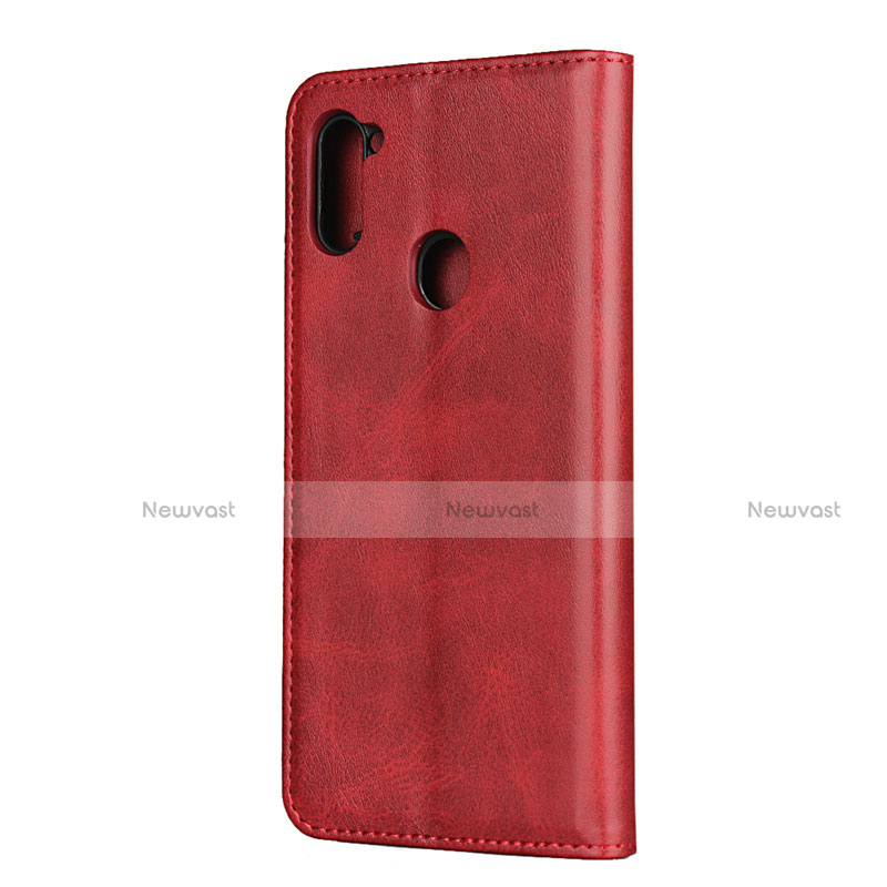 Leather Case Stands Flip Cover L02 Holder for Samsung Galaxy A11