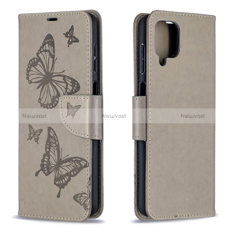 Leather Case Stands Flip Cover L02 Holder for Samsung Galaxy A12 5G