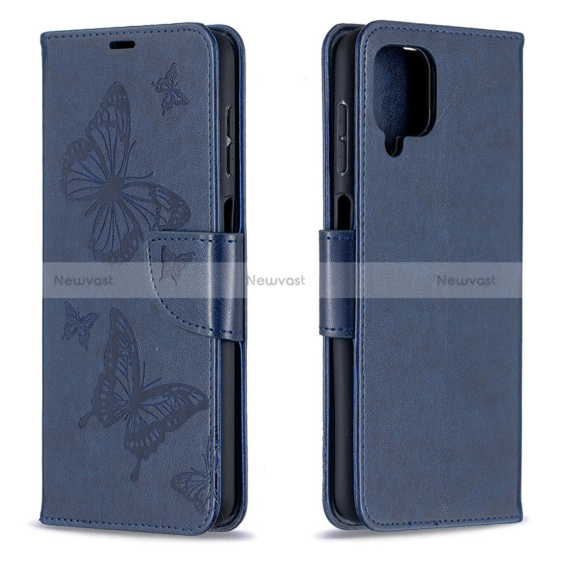 Leather Case Stands Flip Cover L02 Holder for Samsung Galaxy A12 5G