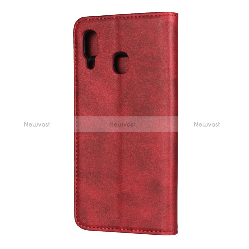 Leather Case Stands Flip Cover L02 Holder for Samsung Galaxy M10S