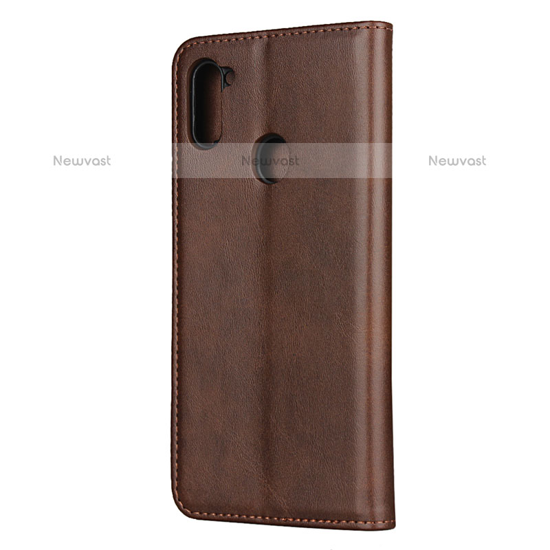 Leather Case Stands Flip Cover L02 Holder for Samsung Galaxy M11