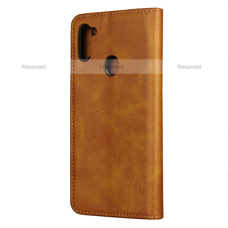 Leather Case Stands Flip Cover L02 Holder for Samsung Galaxy M11