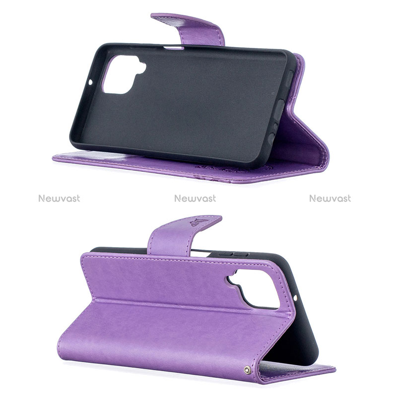 Leather Case Stands Flip Cover L02 Holder for Samsung Galaxy M12