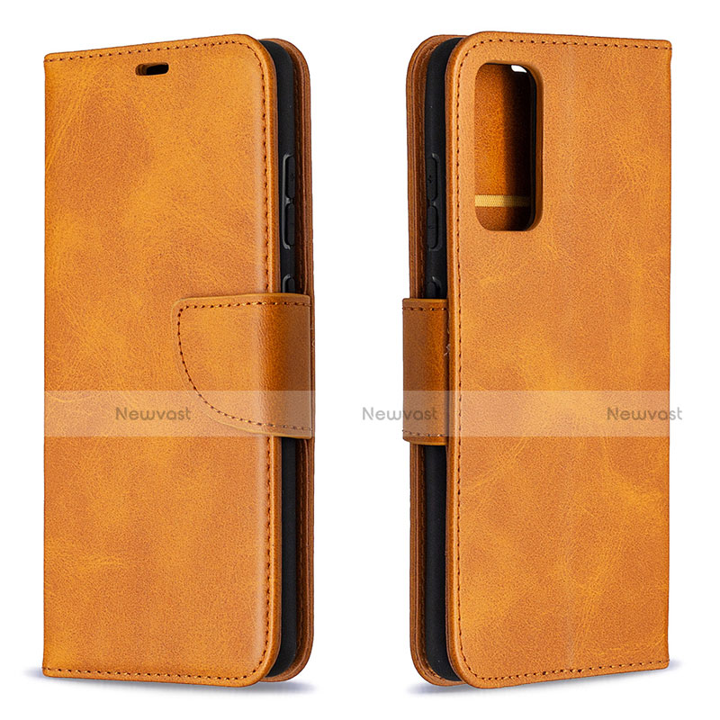 Leather Case Stands Flip Cover L02 Holder for Samsung Galaxy S20 FE 4G