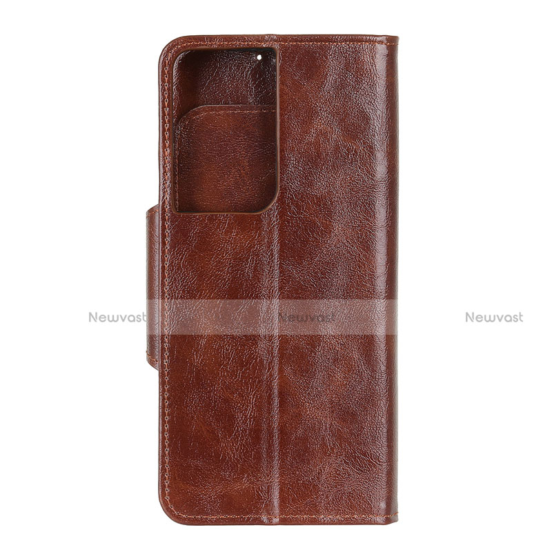 Leather Case Stands Flip Cover L02 Holder for Samsung Galaxy S21 Ultra 5G