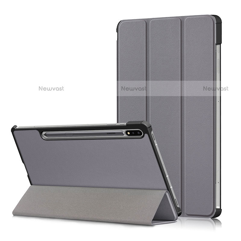 Leather Case Stands Flip Cover L02 Holder for Samsung Galaxy Tab S7 Plus 5G 12.4 SM-T976