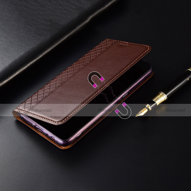 Leather Case Stands Flip Cover L02 Holder for Vivo X60T 5G