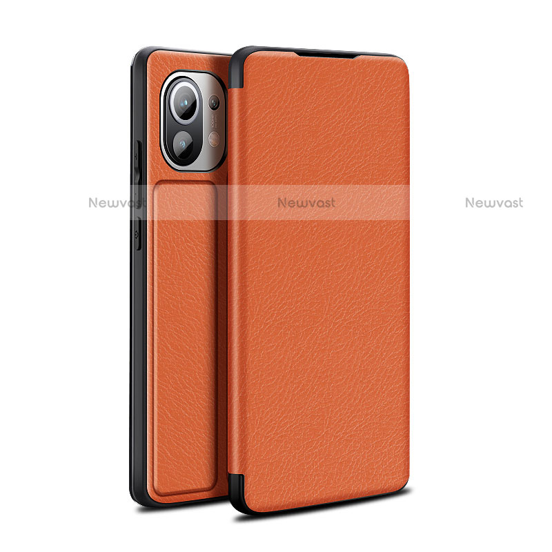 Leather Case Stands Flip Cover L02 Holder for Xiaomi Mi 11 Lite 5G