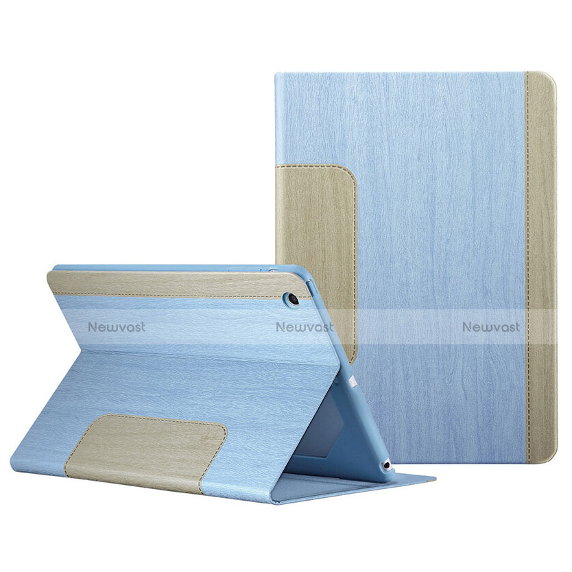 Leather Case Stands Flip Cover L03 for Apple iPad Mini 2 Sky Blue