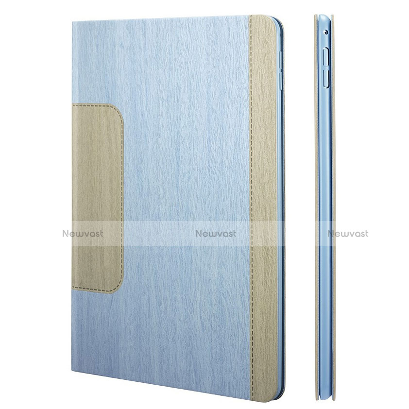 Leather Case Stands Flip Cover L03 for Apple iPad Pro 9.7 Sky Blue