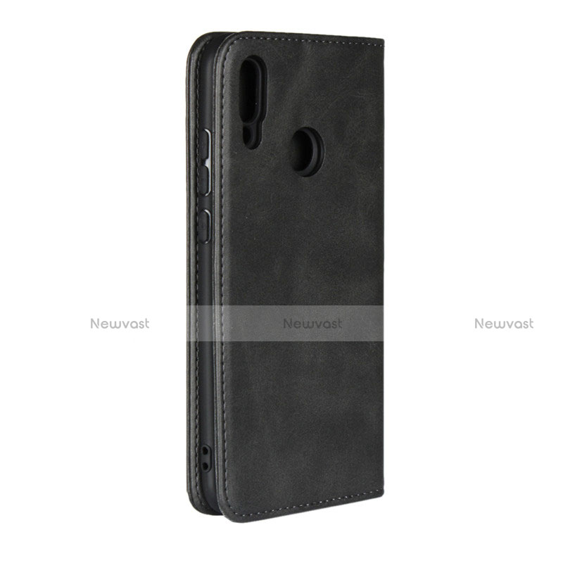 Leather Case Stands Flip Cover L03 for Huawei Honor 10 Lite Black