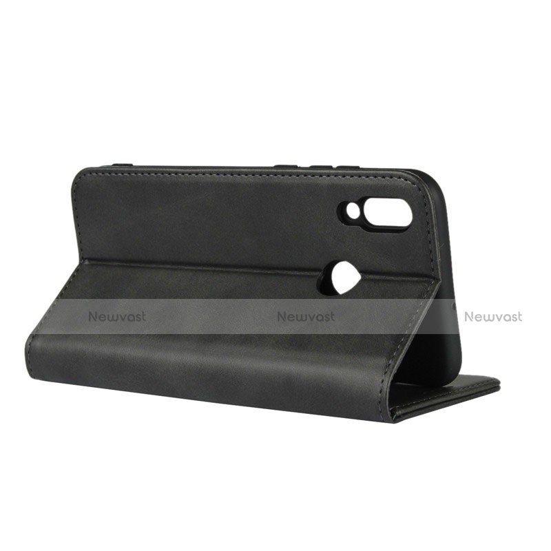 Leather Case Stands Flip Cover L03 for Huawei Honor 10 Lite Black