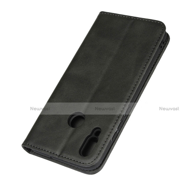 Leather Case Stands Flip Cover L03 for Huawei Honor 10 Lite Black