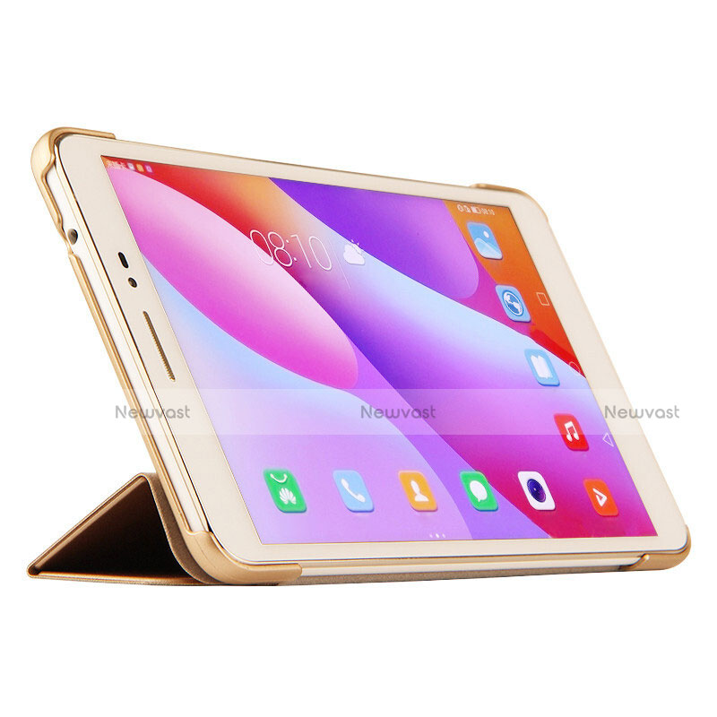 Leather Case Stands Flip Cover L03 for Huawei Honor Pad 2 Gold