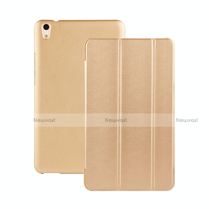 Leather Case Stands Flip Cover L03 for Huawei Honor Pad 2 Gold