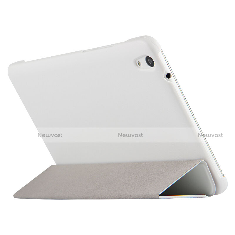 Leather Case Stands Flip Cover L03 for Huawei Honor Pad 2 White