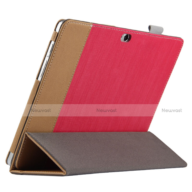 Leather Case Stands Flip Cover L03 for Huawei MediaPad M2 10.0 M2-A01 M2-A01W M2-A01L Red