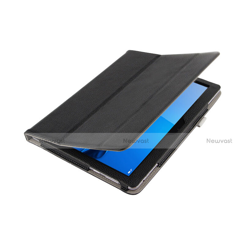 Leather Case Stands Flip Cover L03 for Huawei MediaPad M3 Lite 10.1 BAH-W09 Black