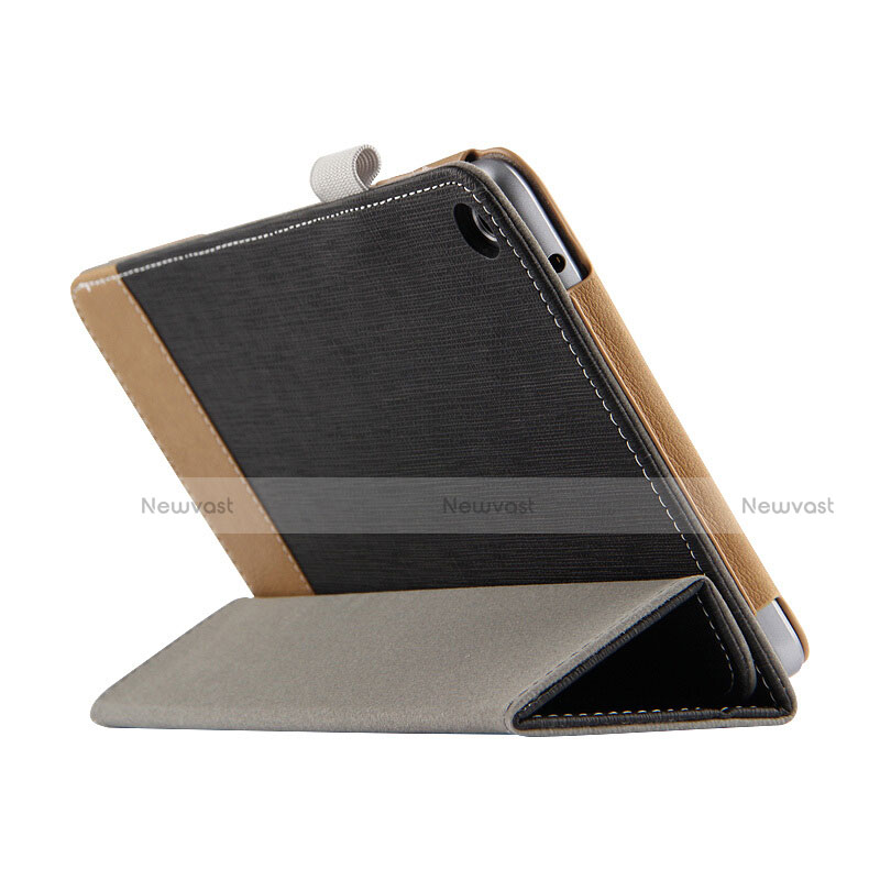 Leather Case Stands Flip Cover L03 for Huawei MediaPad T3 8.0 KOB-W09 KOB-L09 Black