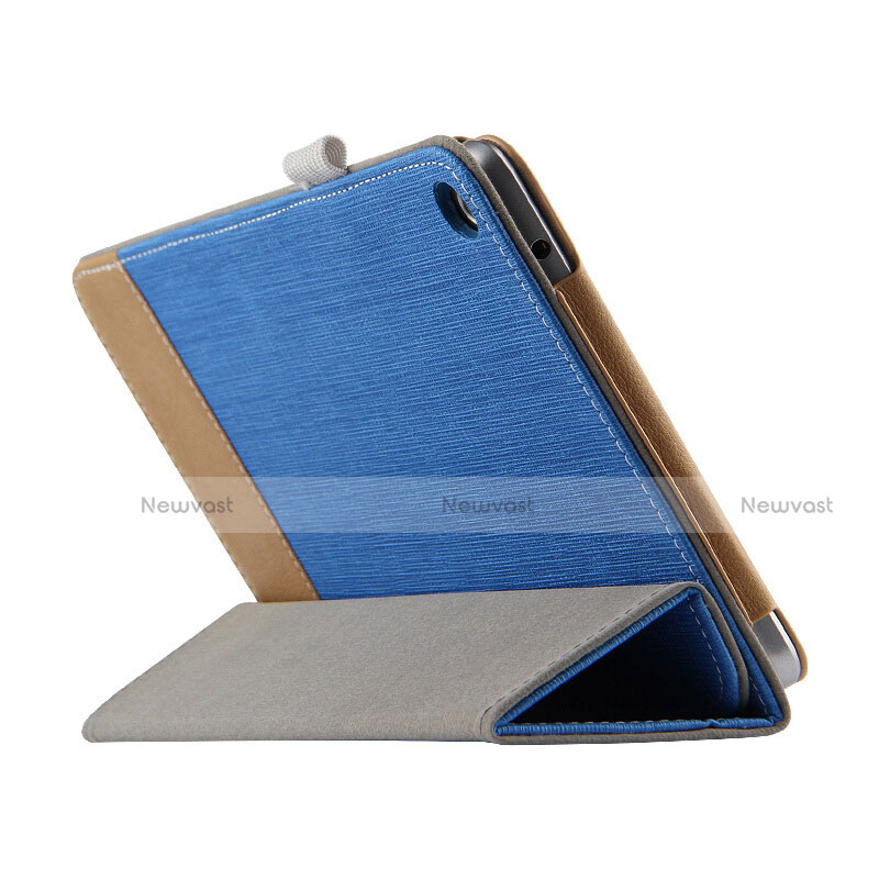 Leather Case Stands Flip Cover L03 for Huawei MediaPad T3 8.0 KOB-W09 KOB-L09 Blue