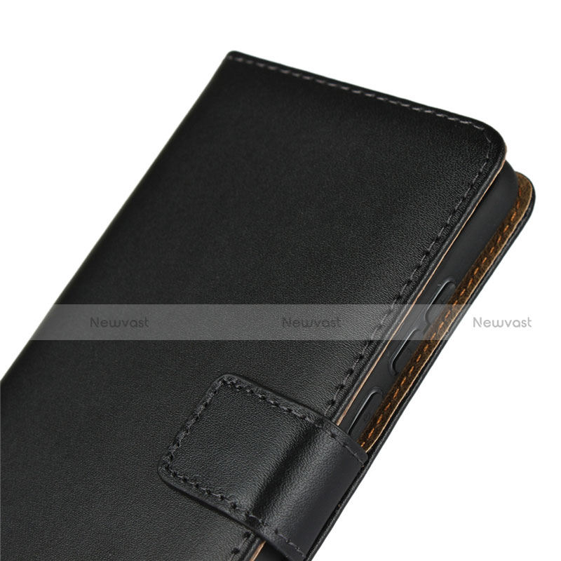 Leather Case Stands Flip Cover L03 for Huawei P30 Black