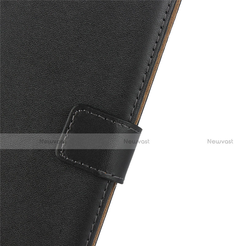 Leather Case Stands Flip Cover L03 for Huawei Y7 (2019) Black