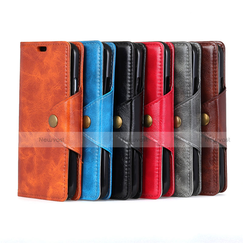 Leather Case Stands Flip Cover L03 Holder for HTC Desire 12S