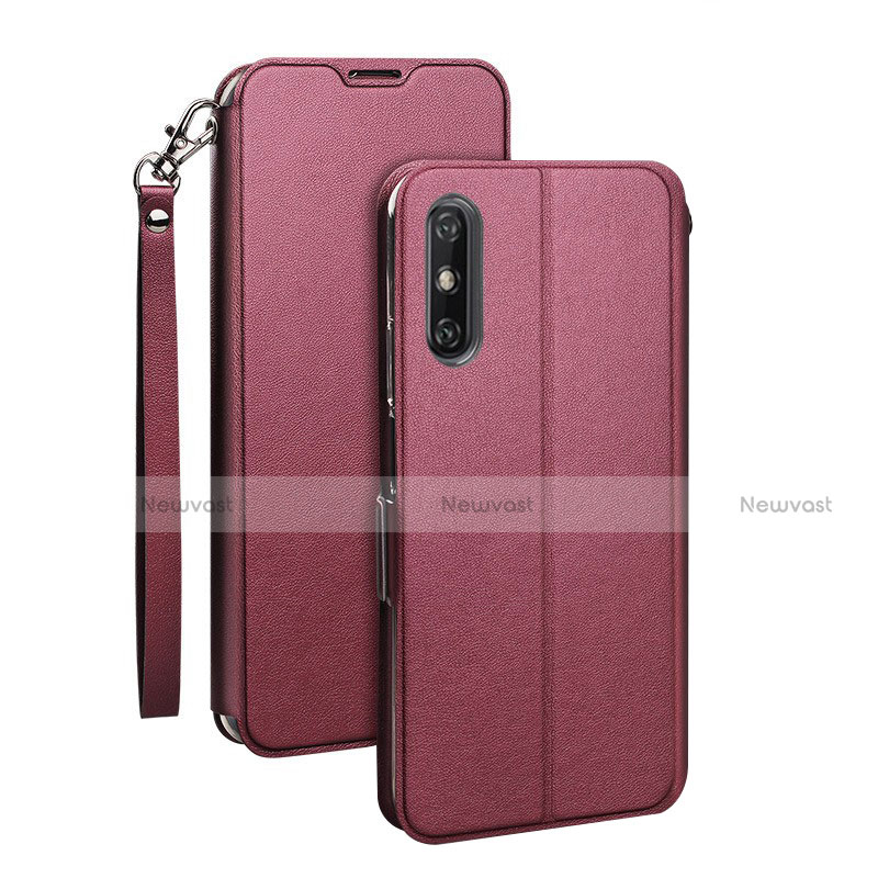 Leather Case Stands Flip Cover L03 Holder for Huawei Enjoy 10e