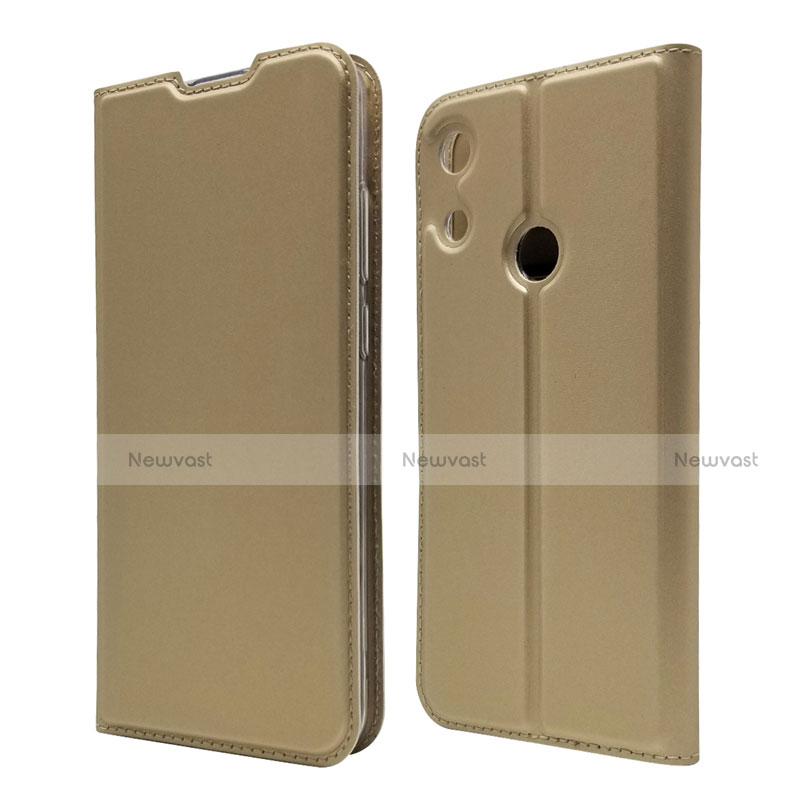 Leather Case Stands Flip Cover L03 Holder for Huawei Honor 8A Gold