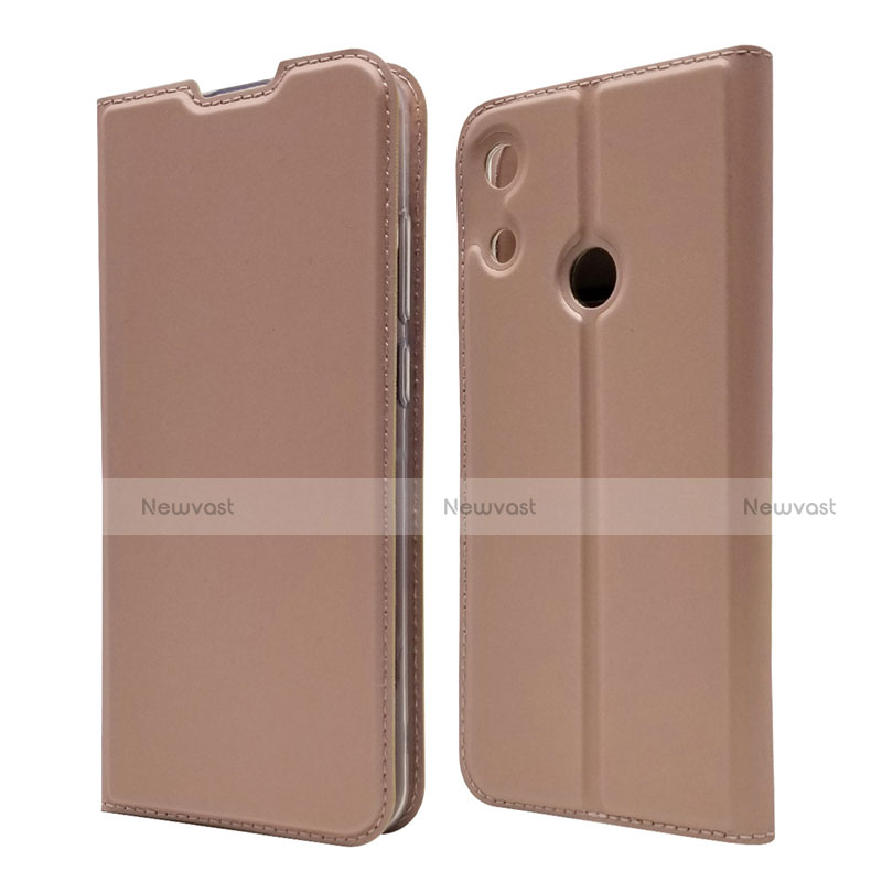 Leather Case Stands Flip Cover L03 Holder for Huawei Honor 8A Rose Gold