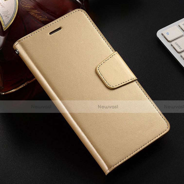 Leather Case Stands Flip Cover L03 Holder for Huawei Honor View 10 Lite Gold