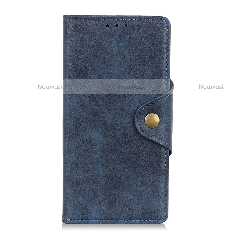 Leather Case Stands Flip Cover L03 Holder for Huawei Mate 40 Lite 5G Blue